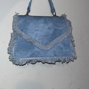 A mini jean purse